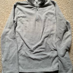 EUC fleece zip up sweatshirt